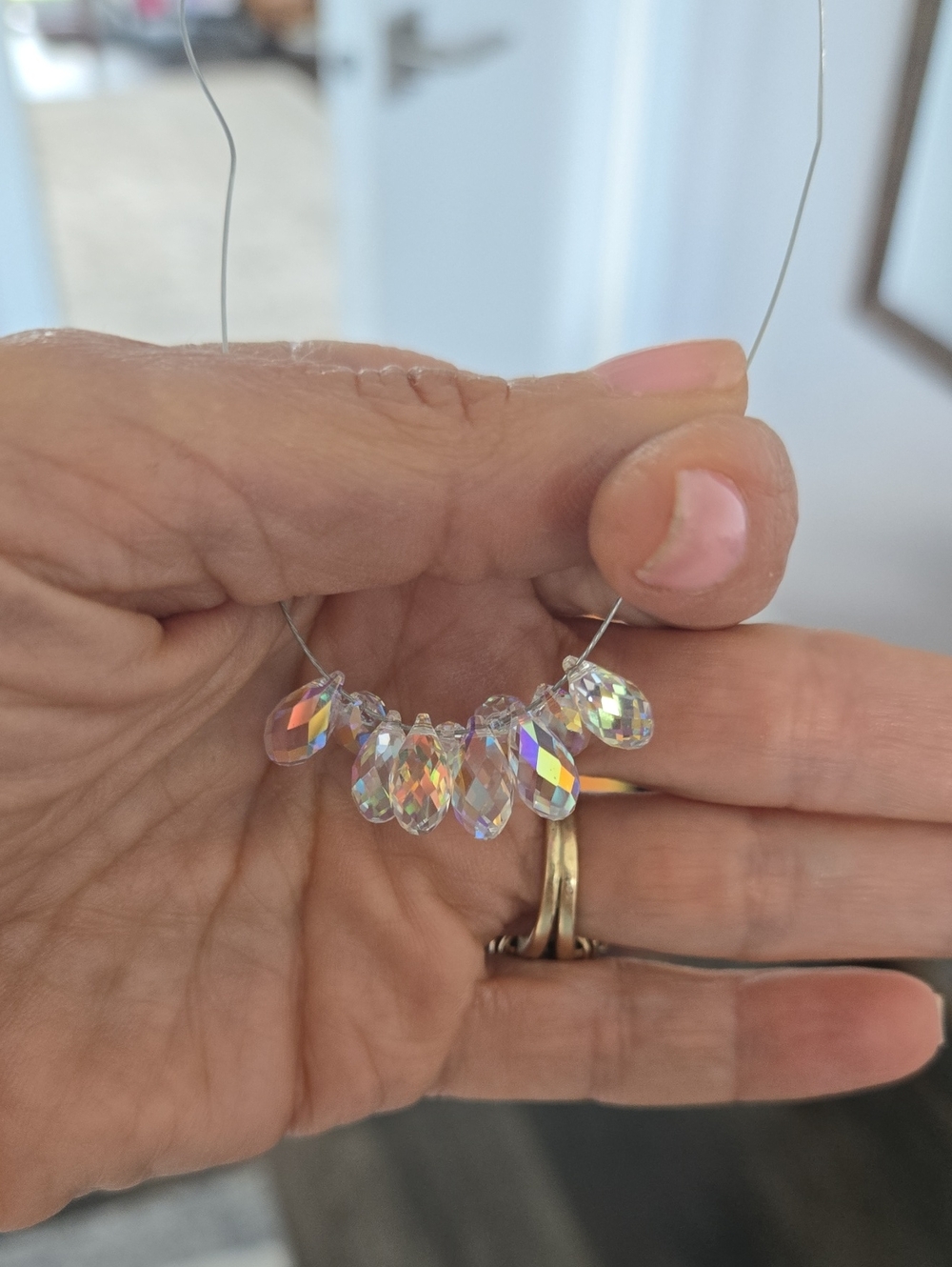 Crafting Supplies, Swarovski Crystal Briolettes - Picture 8 of 8